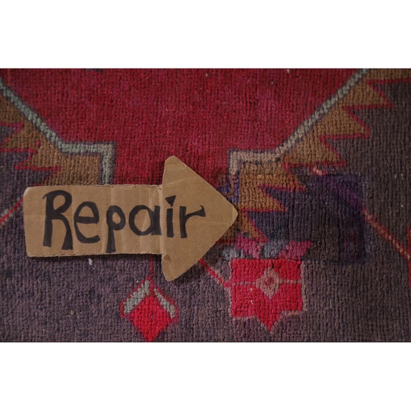 Hand Knotted Oriental 100% Wool Carpet Traditional Tribal Multi-Colored Ardebil Runner Rug - 10' 8'' X 3' 11''