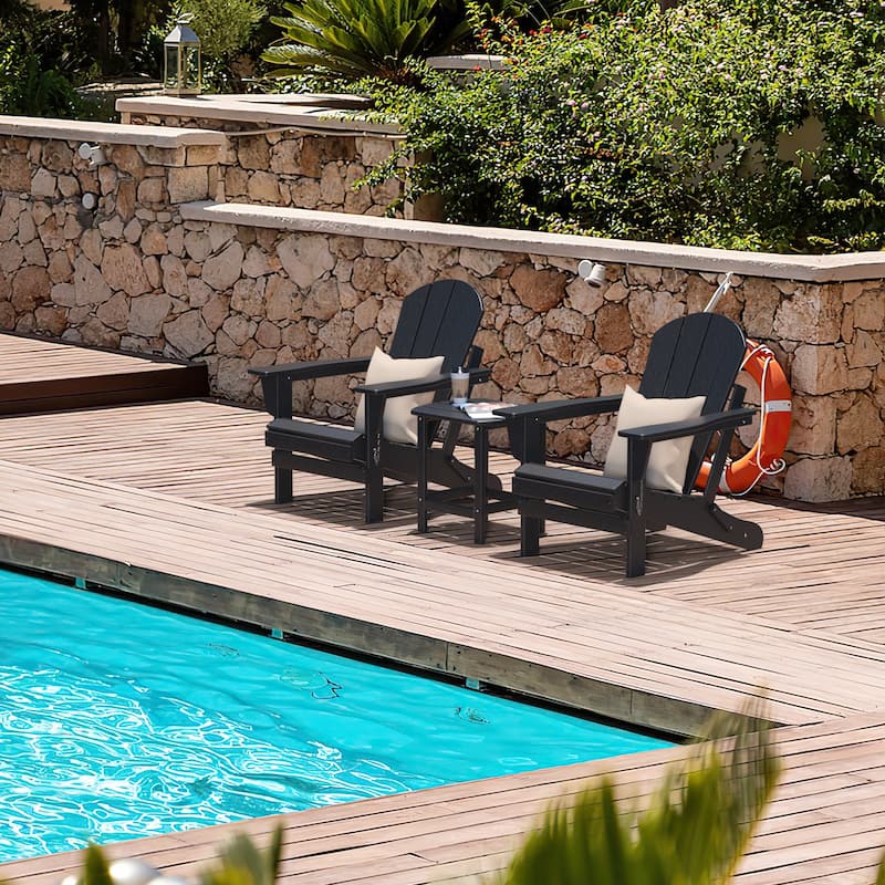 Poly Outdoor Adirondack Chair - Foldable All Weather