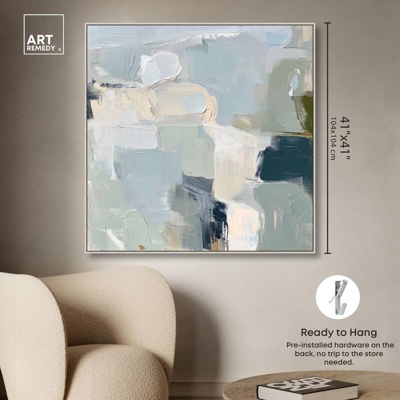 Seafoam and Sand II Canvas by Art Remedy