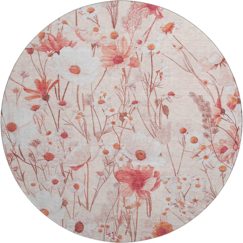 Premium Washable Super Soft Floral Mayfield Rug