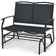 preview thumbnail 17 of 23, Outdoor Backyard and Lawn Iron Patio Rocking Chair