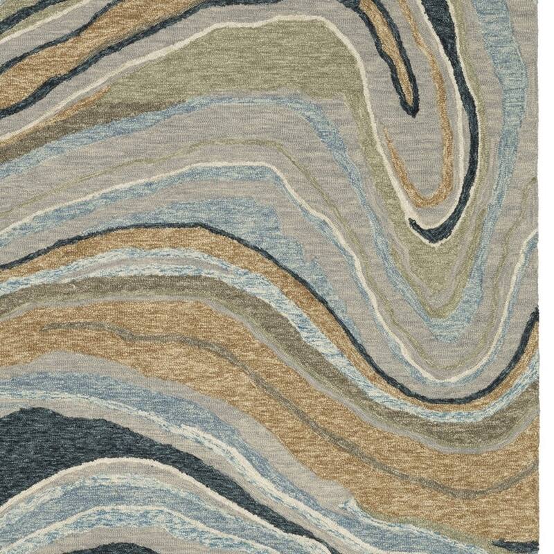 HomeRootsAbstract Modern Rectangle Area Rug