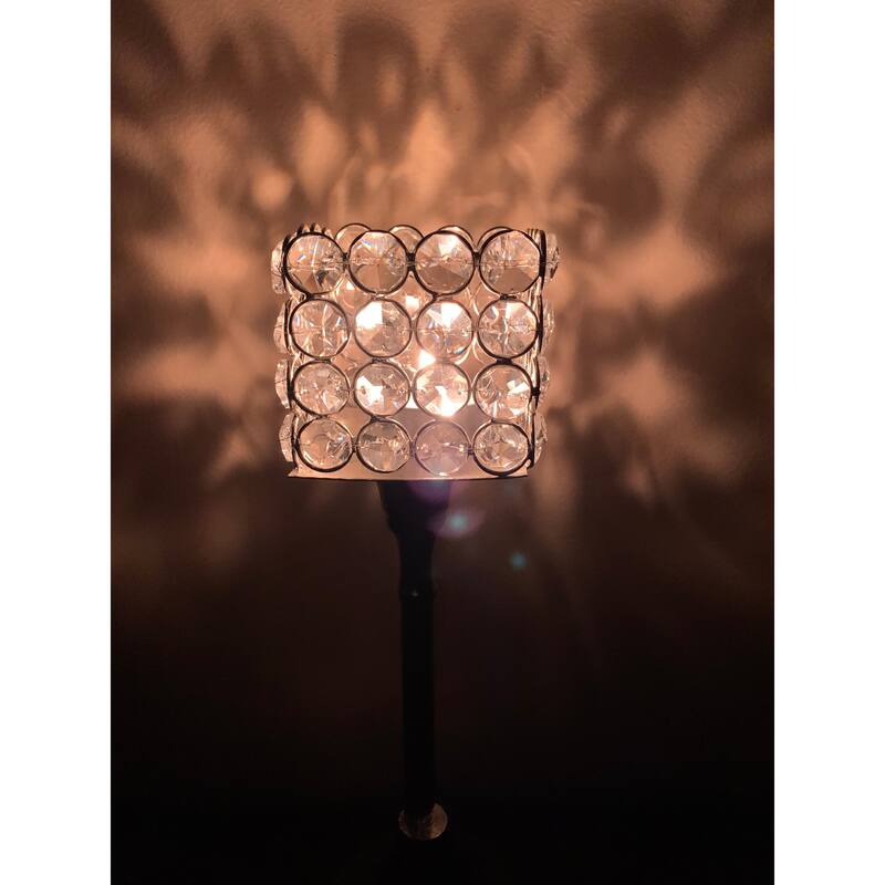 VIBHSA Hurricane Crystal Candle Holder (Square, 10")