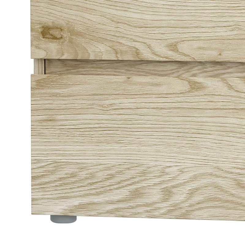 Premium 2-Drawer Nightstand 3 Colors Bedside Table by Kerrogee End Table
