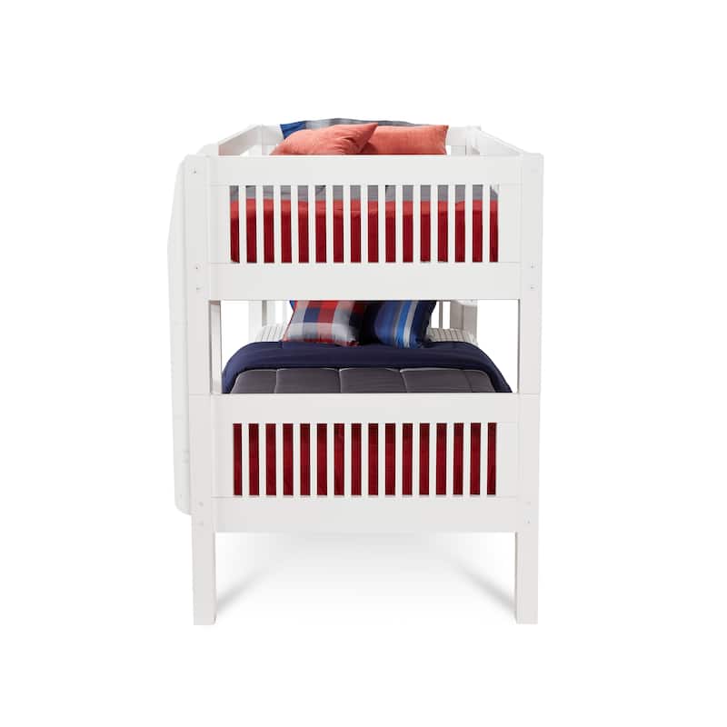 Twin Bunk Beds Solid Wood Frame
