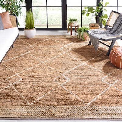 SAFAVIEH Handmade Natural Fiber Yara Geometric Jute Rug