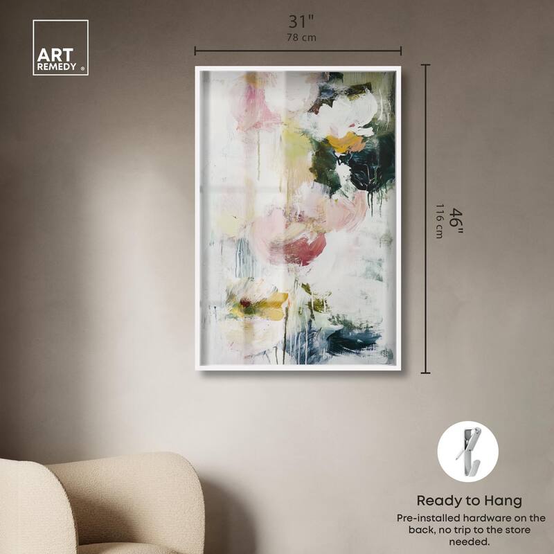 Dripping Colors IV Shadowbox by Art Remedy