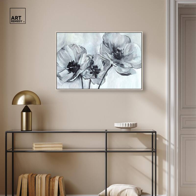 Flower Impressions Canvas by Art Remedy