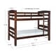 preview thumbnail 12 of 18, Linon Levi Solid Wood Twin over Twin Bunk Bed