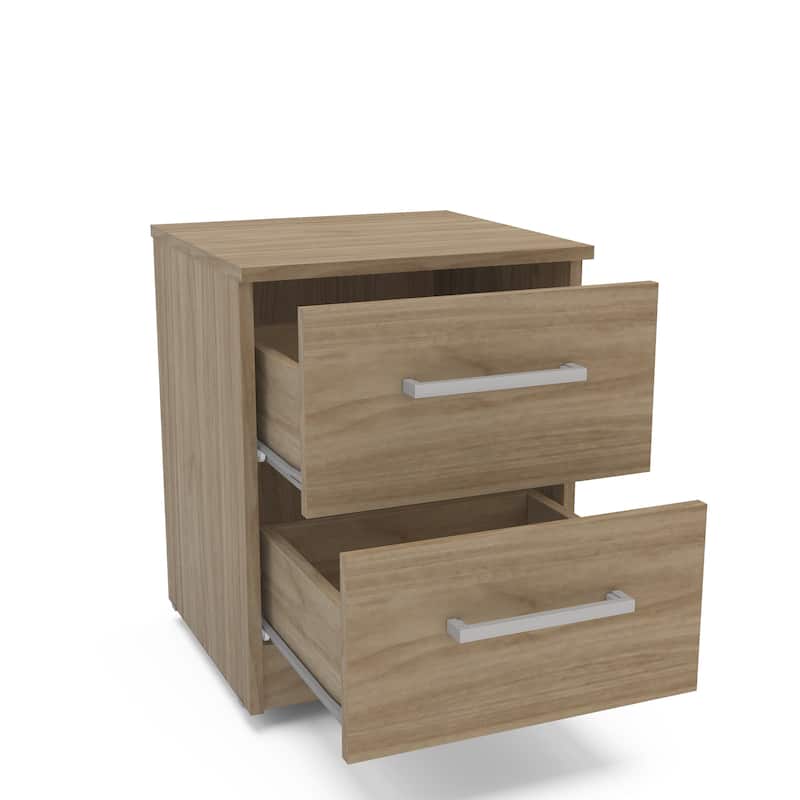 Polifurniture Juliette Modern 2 Drawer Nightstand