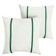 preview thumbnail 18 of 42, Sorra Home Sunbrella Outdoor Double Petite Flange Pillow Set of 2