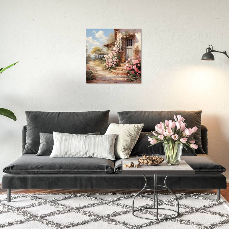 Wynwood Studio Canvas Classic and Figurative Cottage Cozy Home Brown and Cabin & Lodge Wall Art Canvas Print - 20 x 20