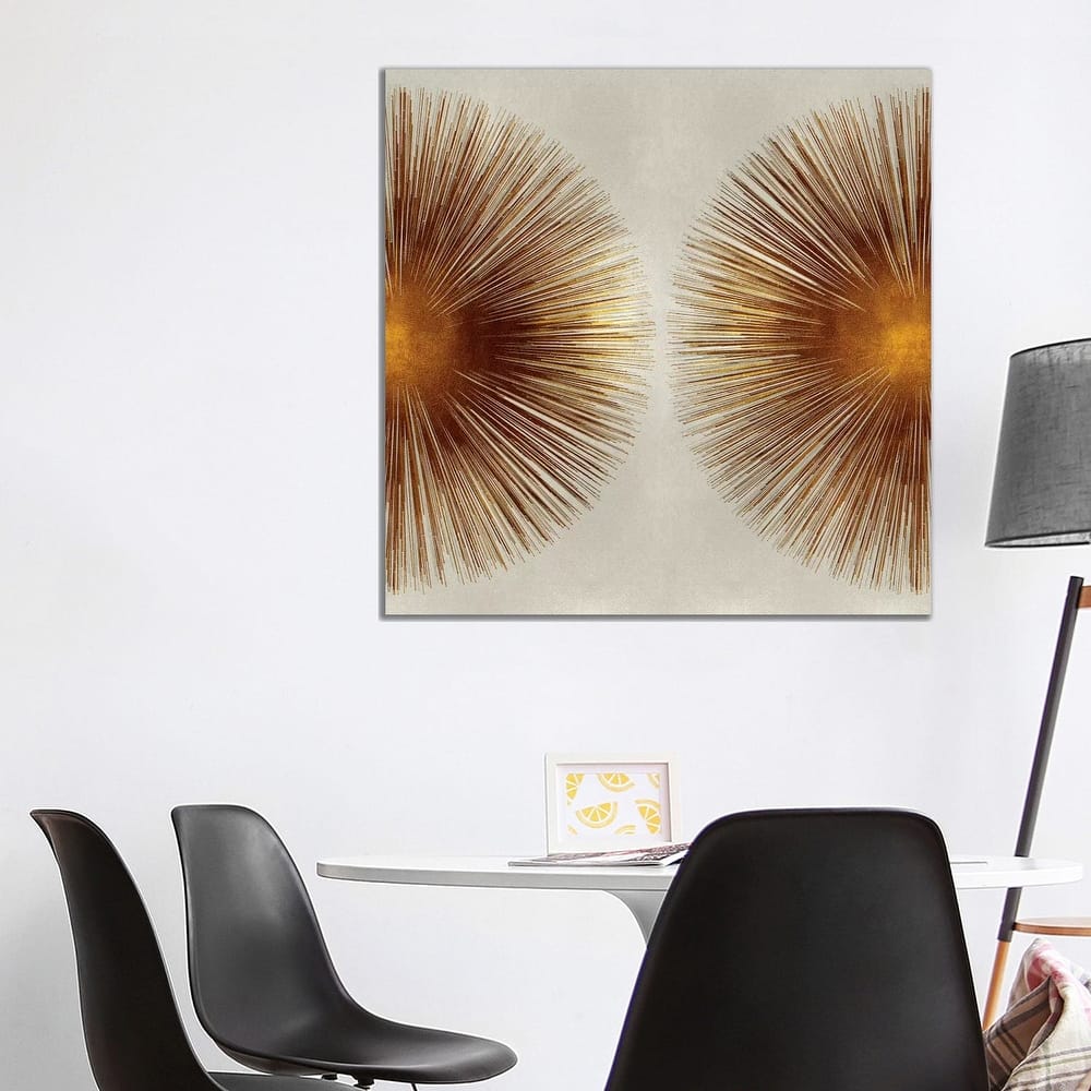 iCanvas "Bronze Sunburst II" by Abby Young Canvas Print