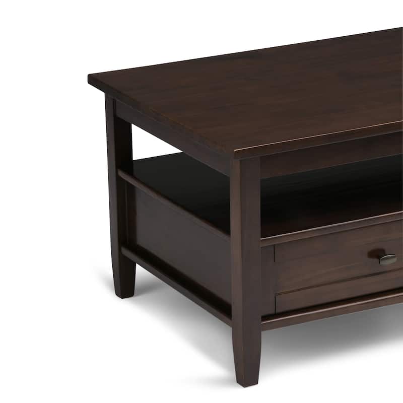 WYNDENHALL Norfolk Wood Transitional Coffee Table - 48 Inches wide