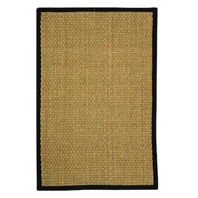 Area Rug - Durable Jute Sisal Floor Covering - Natural Fiber Rug for Living Room Bedroom - 144 x 108