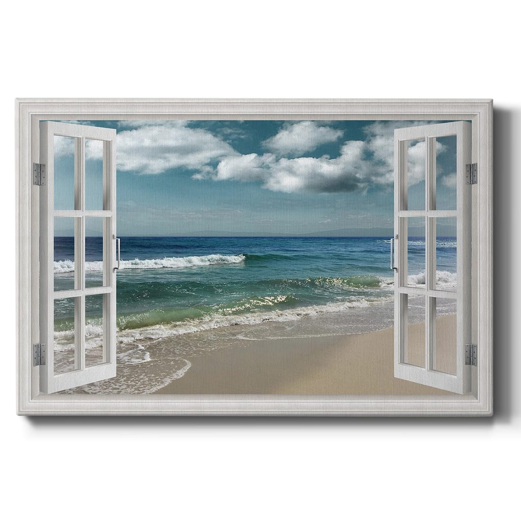 Majestic Waves Premium Gallery Wrapped Canvas - Ready to Hang