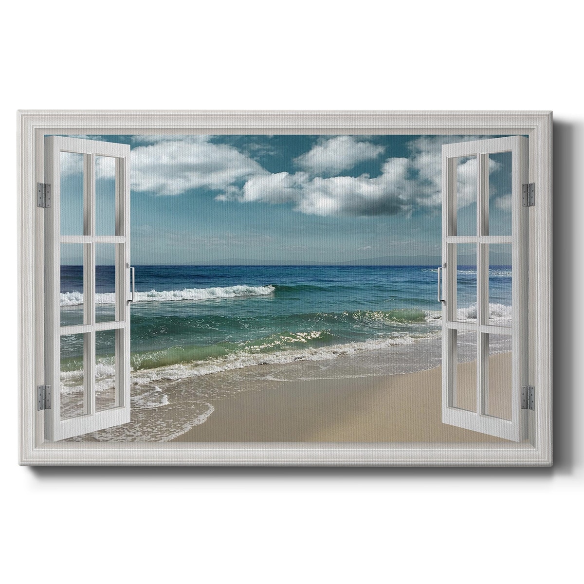 Majestic Waves Premium Gallery Wrapped Canvas - Ready to Hang