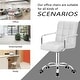 preview thumbnail 10 of 12, Homall Office Chair Adjustable Height Office Desk Chair