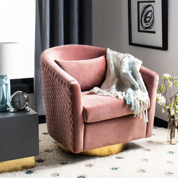 Clara quilted swivel tub chair store
