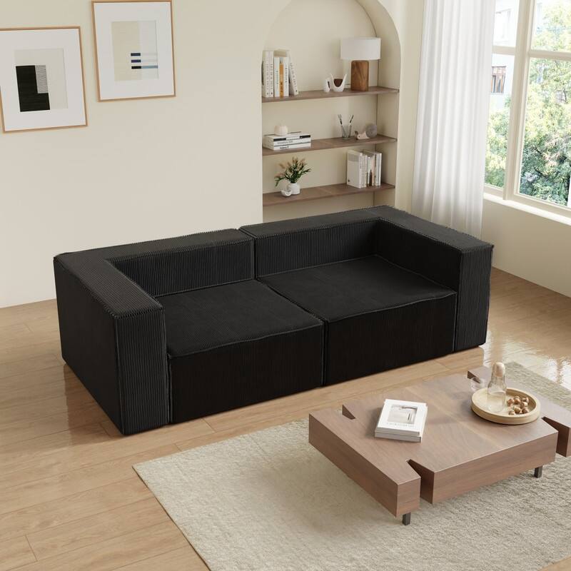 Corduroy Module Comfortable Compression Sofa