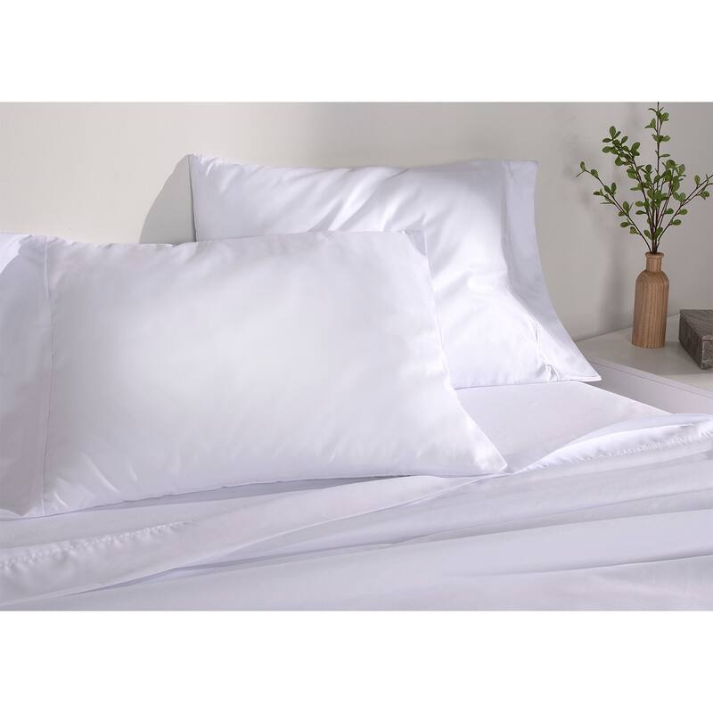 BG by BEDGEAR Complete Bedding Set - 8 Piece Bundle (Includes 2 Pillow, 2 Pillow Protectors and Sheet Set with 2 Pillow Cases)