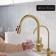 preview thumbnail 2 of 27, WOWOW Single Handle Pull Down Kitchen Faucet with Water Filter Faucet