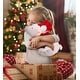 preview thumbnail 5 of 4, DolliBu Santa Squat Piggy Stuffed Animal Plush Toy with Santa Outfit - 7 Inches