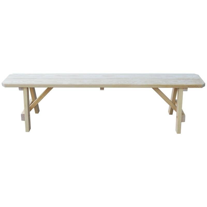 Pine 6' Traditional Bench