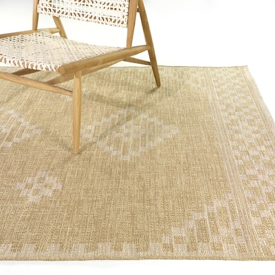 Antony Transitional Geometric Indoor/Outdoor Area Rug