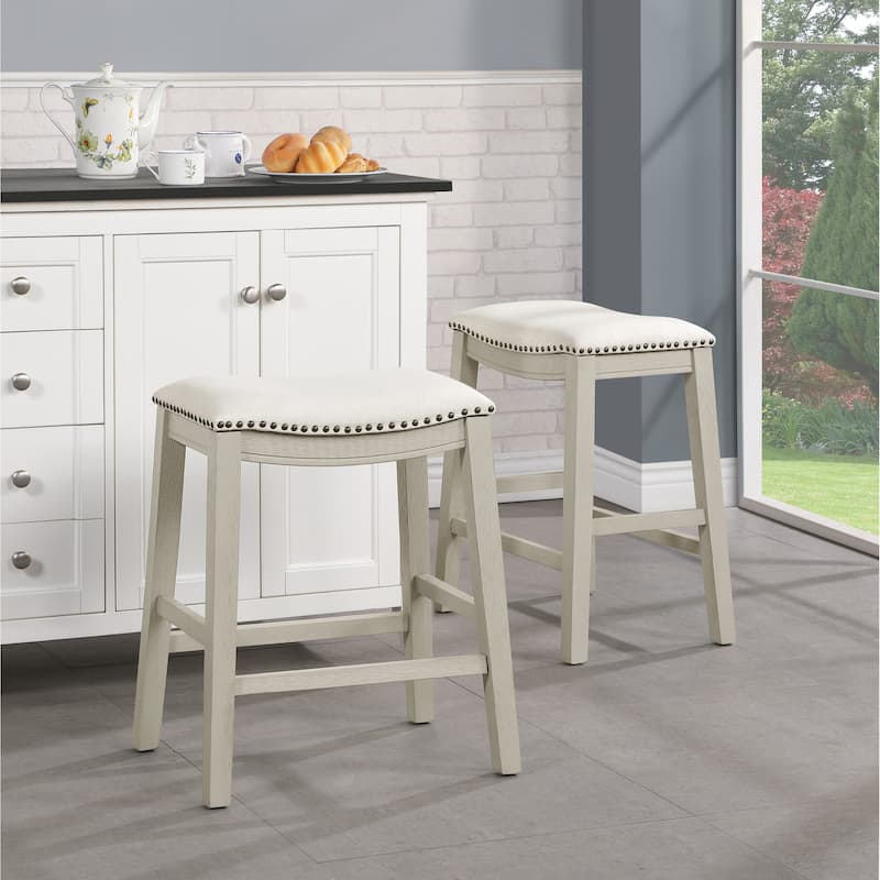 24" Saddle Stool (2-Pack)