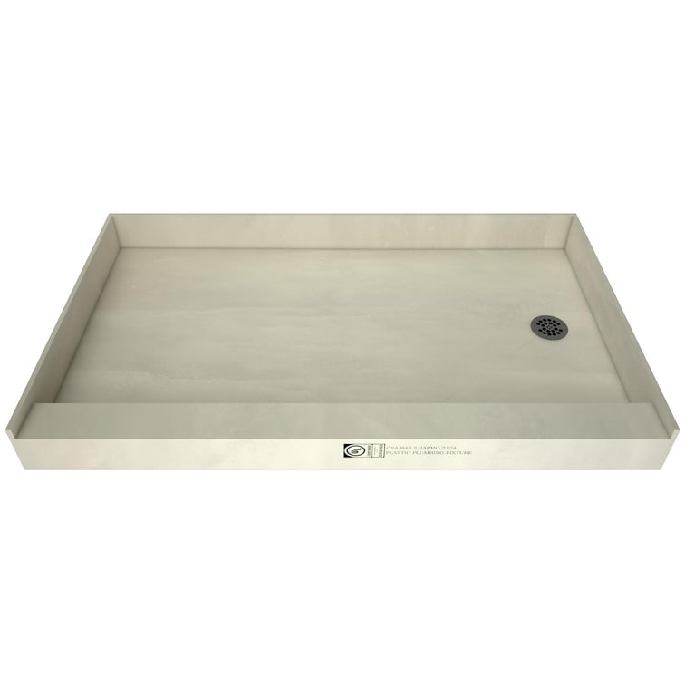 Tile Redi P3248RPVC Redi Base 48" x 32" Rectangular Shower Base with
