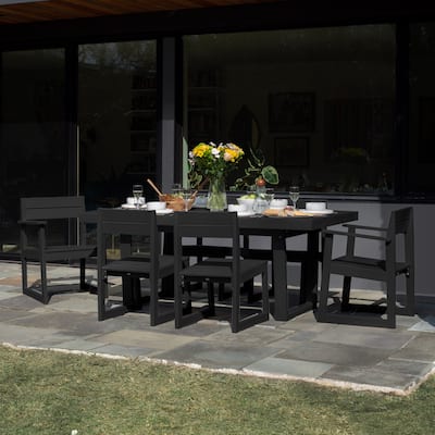 Haven Modern 7-Piece Outdoor Dining Set