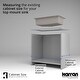 preview thumbnail 11 of 52, Karran Top Mount 33 in. Large Single Bowl Quartz Workstation Kitchen Sink