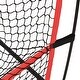 preview thumbnail 5 of 7, vidaXL Portable Baseball Net Black and Red 84.6"x42.1"x85" Polyester