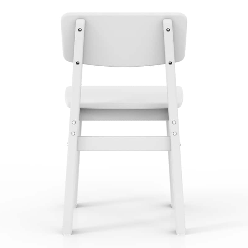 Polytrends Modern Mini Kids Outdoor Dining Chair (Set of 2)