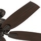 preview thumbnail 6 of 12, Hunter 52" Newsome Ceiling Fan with Pull Chain - Traditional - Casual