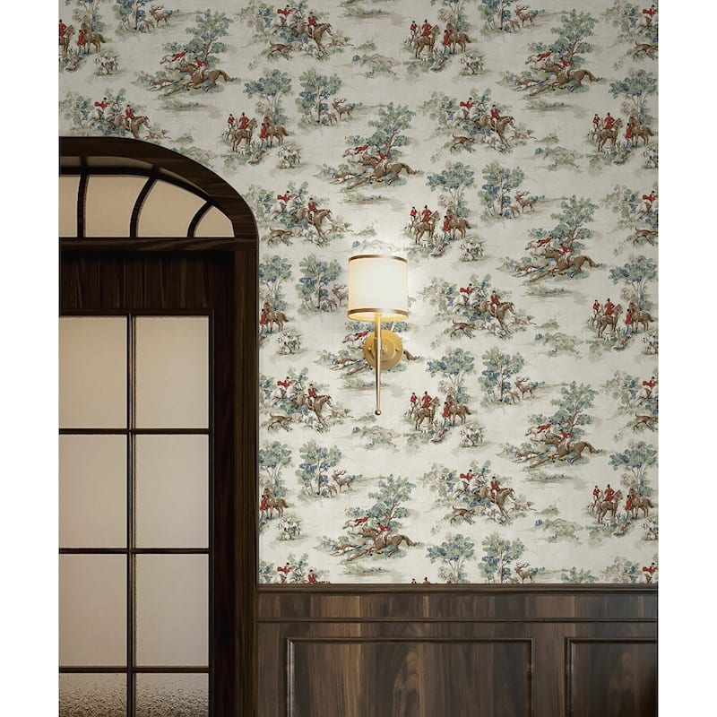 Harry & Grace Horse Race Peel and Stick Wallpaper
