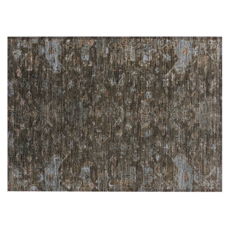 Machine Washable Indoor/ Outdoor Traditional Chelsea Chantille Rug
