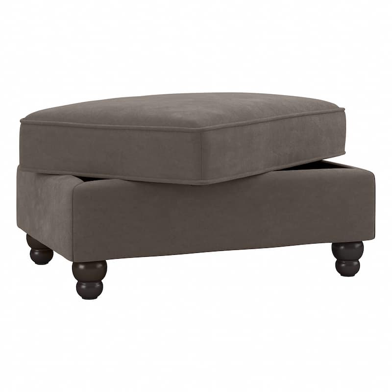 Bush Furniture Coventry Large Upholstered Storage Ottoman