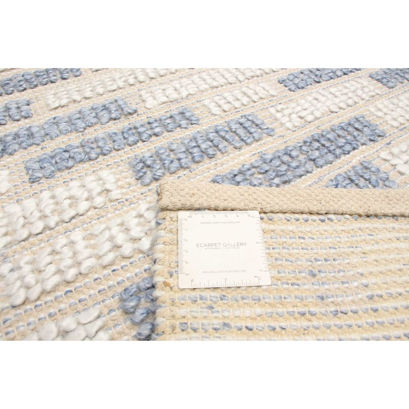 ECARPETGALLERY Braid weave Sienna Cream Wool Rug - 5'1 x 8'0