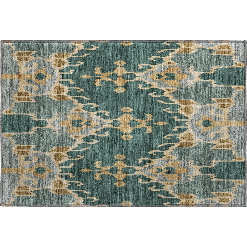 Premium Washable Super Soft Boho Ikat Mayfield Rug