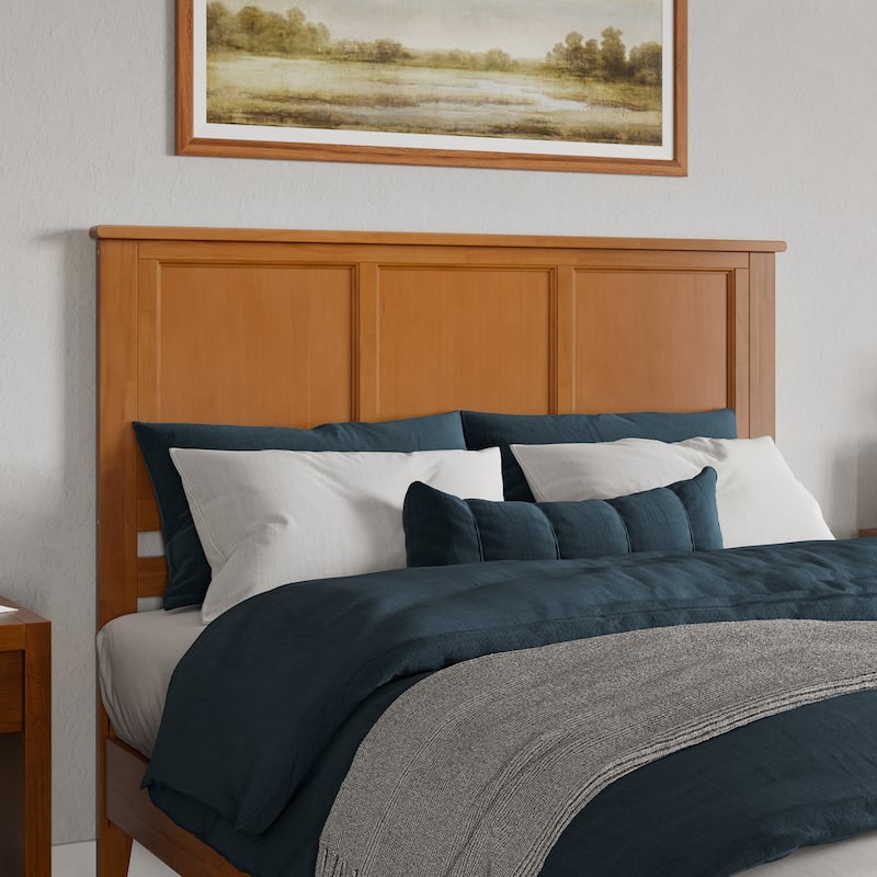 Madison Headboard with Attachable Charger - Light Toffee - Queen