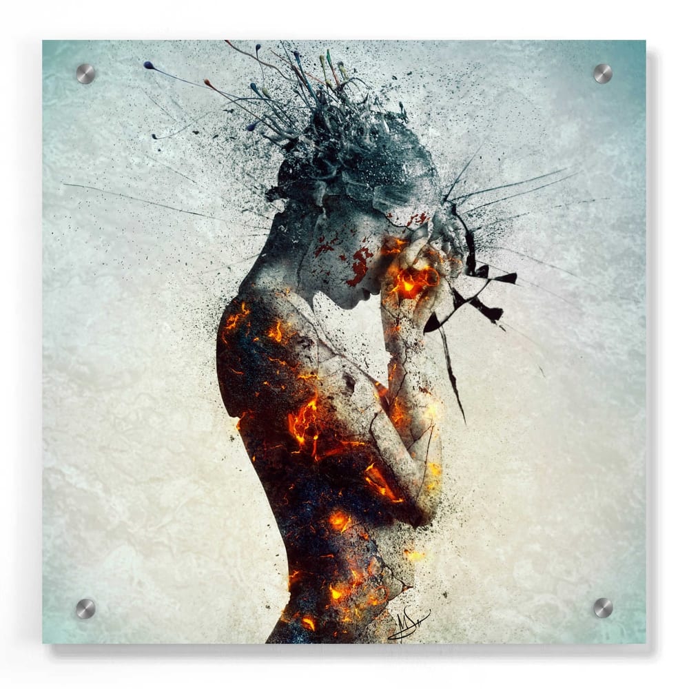 Epic Art 'Deliberation' by Mario Sanchez Nevado, Acrylic Glass Wall Art