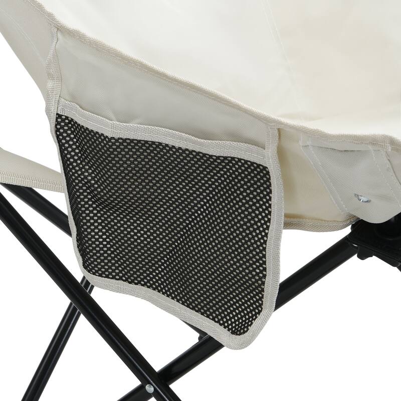 2PCS Outdoor Portable Folding Camping Chairs with Carry Bag