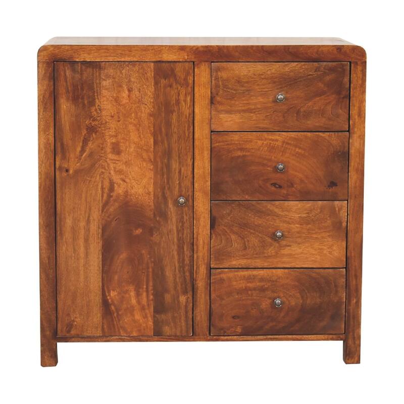 Artisan Furniture Solid Wood Aspen Cabinet, Brown