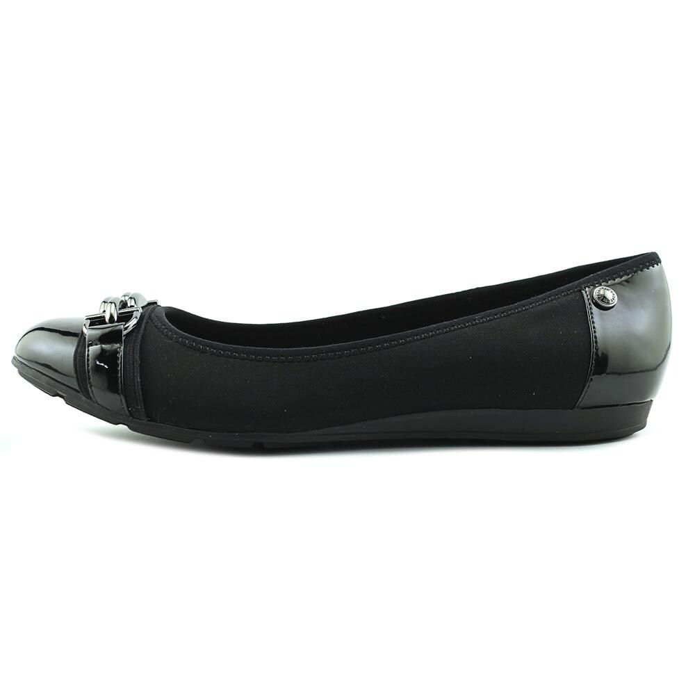 anne klein black flats