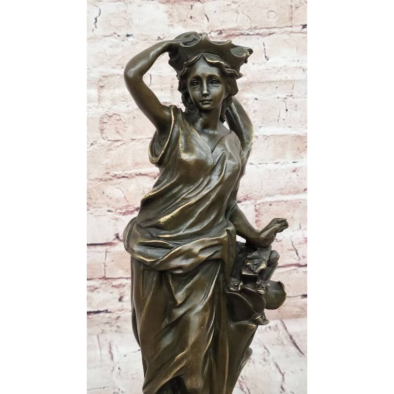 Venus Aphrodite Female Figure Greek Roman Mythology Original Art Bronze Sculpture