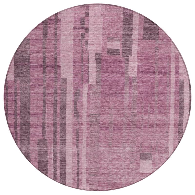 HomeRoots Striped Transitional Rectangle Outdoor Rug
