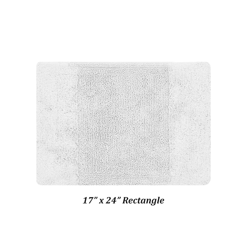 Better Trends Bath Rug 100% Cotton Water Absorbent Tufted Bathroom Rugs for Shower, Sink Mats Machine Wash Granada Collection
