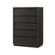 preview thumbnail 1 of 4, Bello 5-Drawer Pine Chest Cocoa